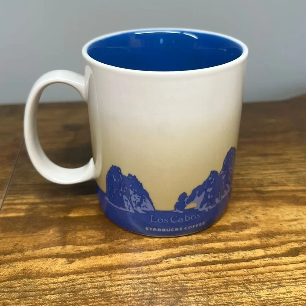 Starbucks‎ Los Cabos Mexico Fishing Global Icon Collector City Series Mug 2016